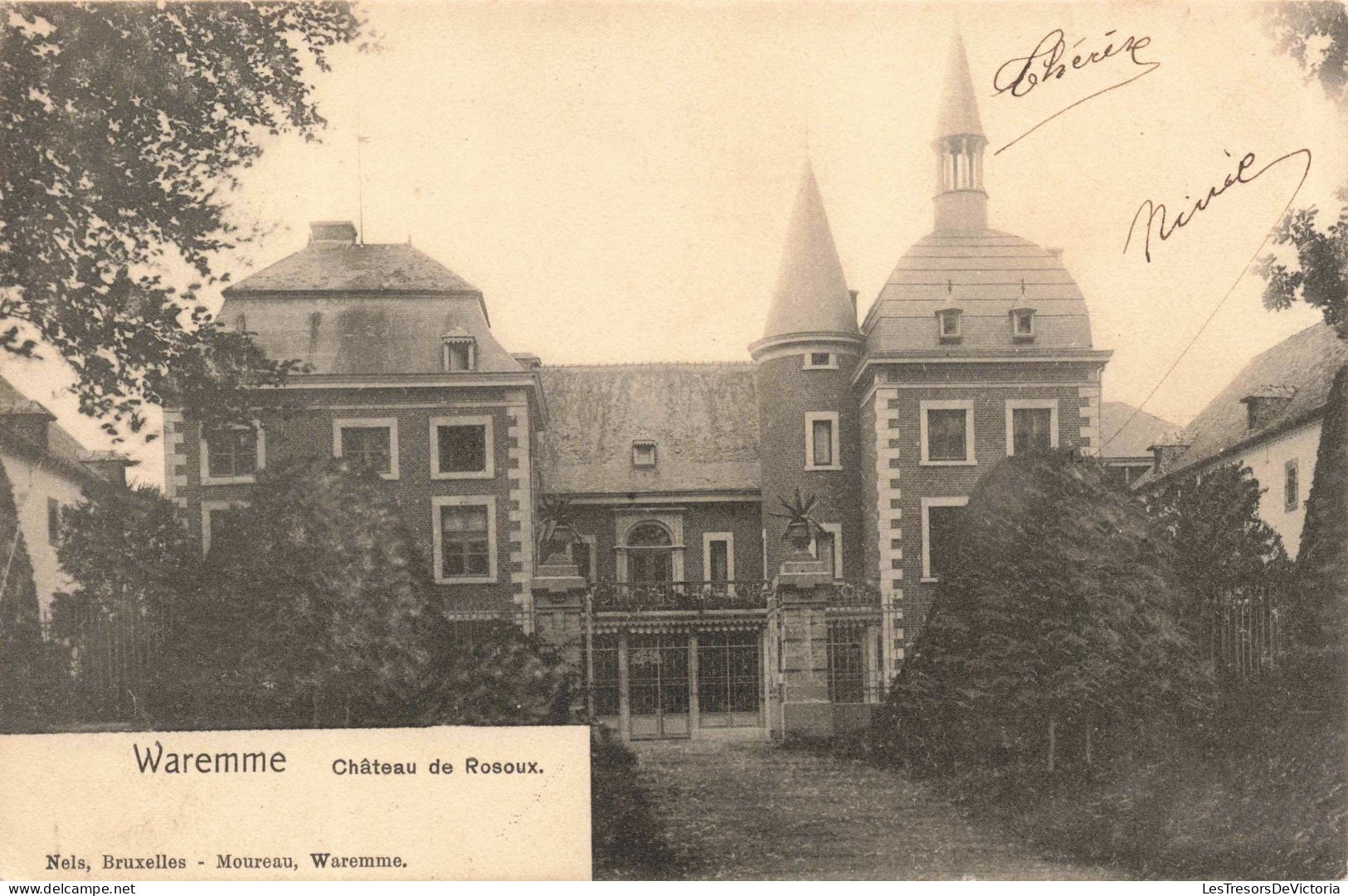 BELGIQUE -  Waremme - Château De Rosoux - Carte Postale Ancienne - Borgworm