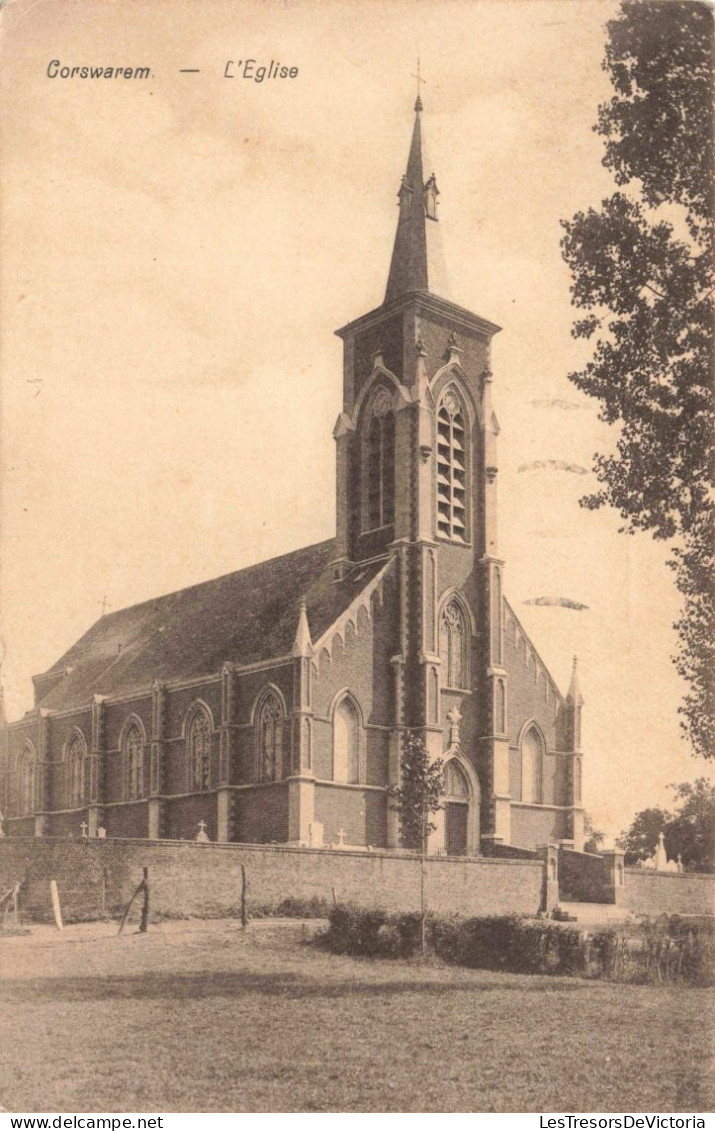 BELGIQUE -  Corswarem - L'église - Carte Postale Ancienne - Waremme