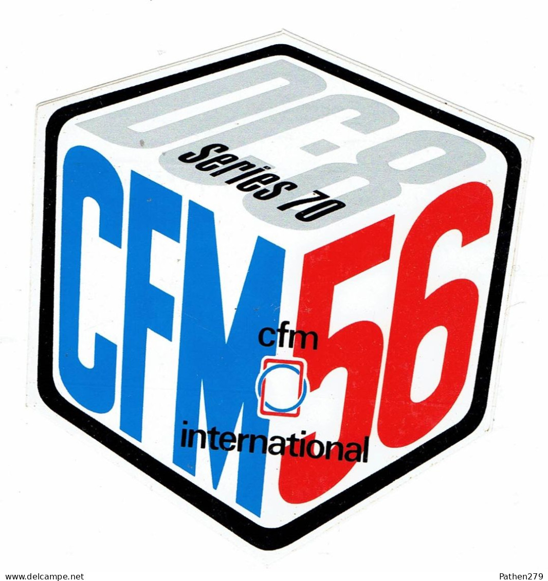 Autocollant Moteurs CFM56 - CFM International - GE Aerospace/Safran - DC-8 - Autocollants