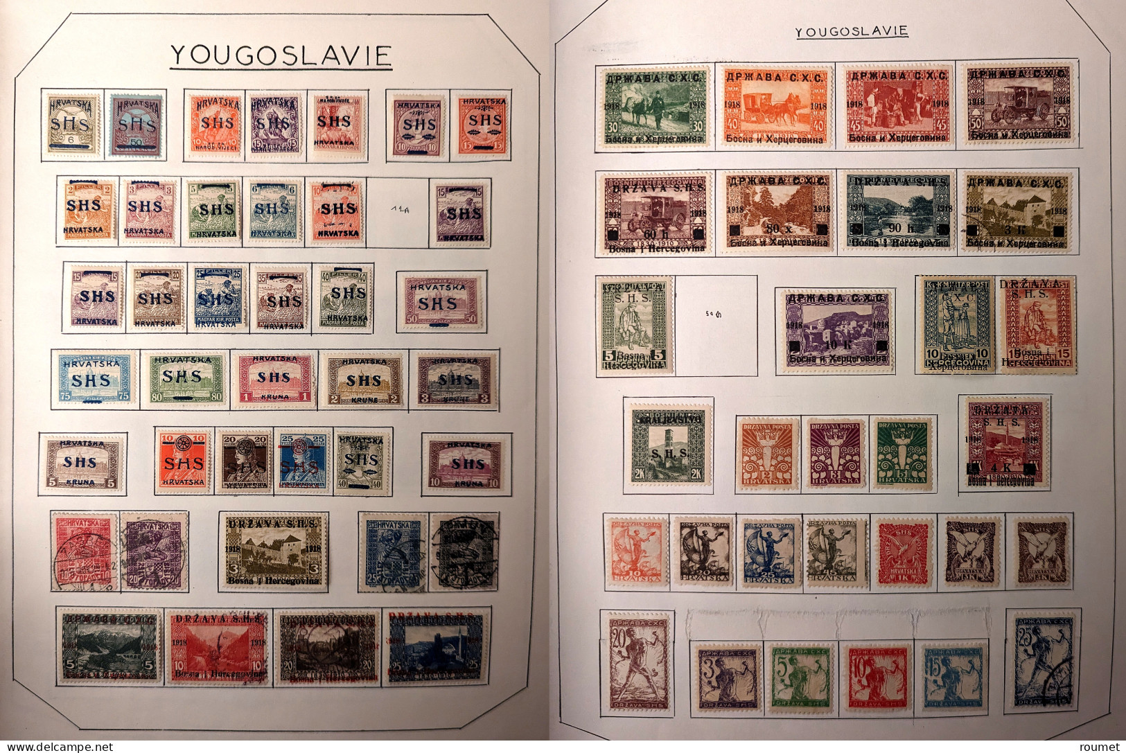 * YOUGOSLAVIE. Collection. 1918-1980 (Poste, PA, Taxe, Bienfaisance), + Occup. Italienne, Allemande Et Slovène, Valeurs  - Altri & Non Classificati