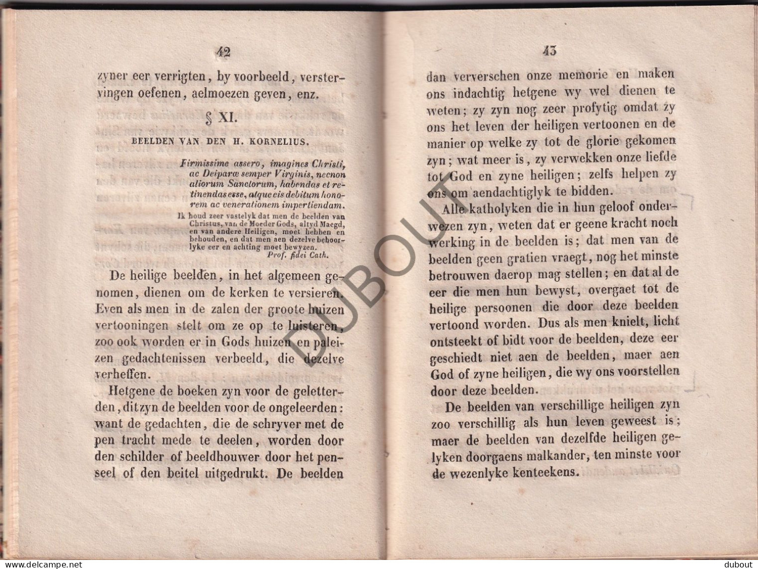 Kortrijk - Leven Van Den Heilige Kornelius, In De Kerk Hospitael OLV Te Kortrijk - G. Tanghe 1861 (w250) - Oud