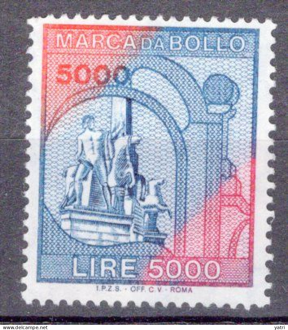 Italia - Marca Da Bollo Da 5.000 Lire ** MNH - Revenue Stamps