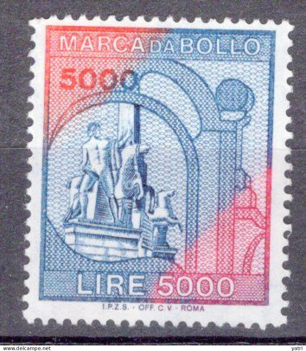 Italia - Marca Da Bollo Da 5.000 Lire ** MNH - Fiscali