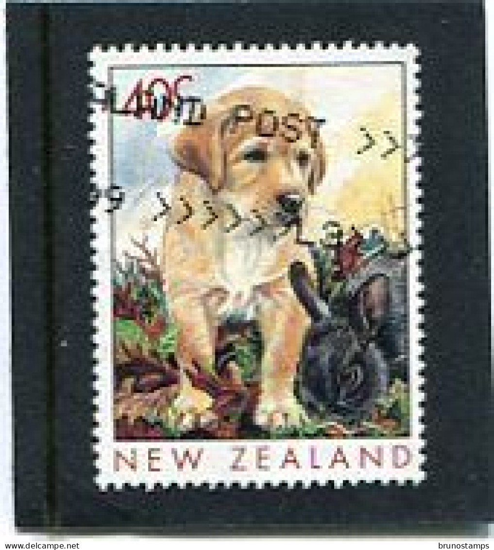 NEW ZEALAND - 1999  40c  DOG  FINE  USED - Gebraucht