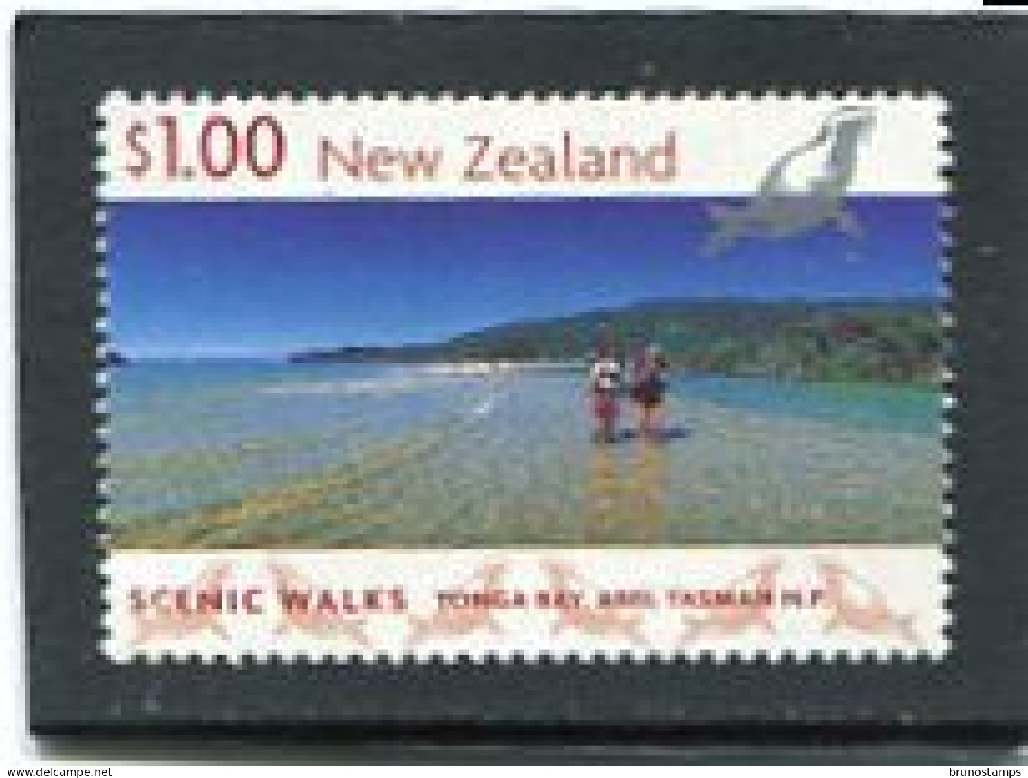 NEW ZEALAND - 1999  1$  SCENIC WALKS  FINE  USED - Used Stamps