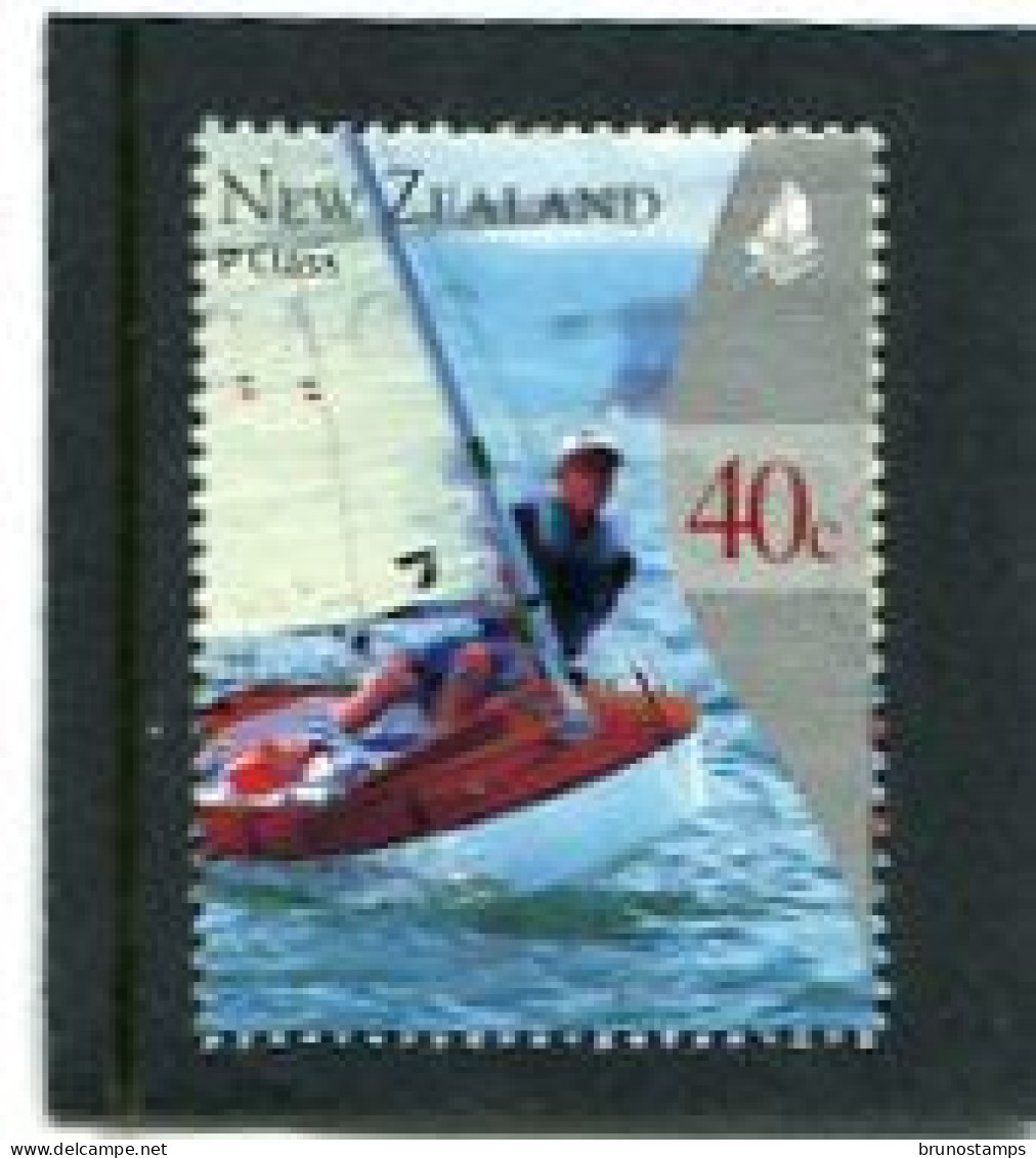 NEW ZEALAND - 1999  40c  YACHTING  FINE  USED - Used Stamps