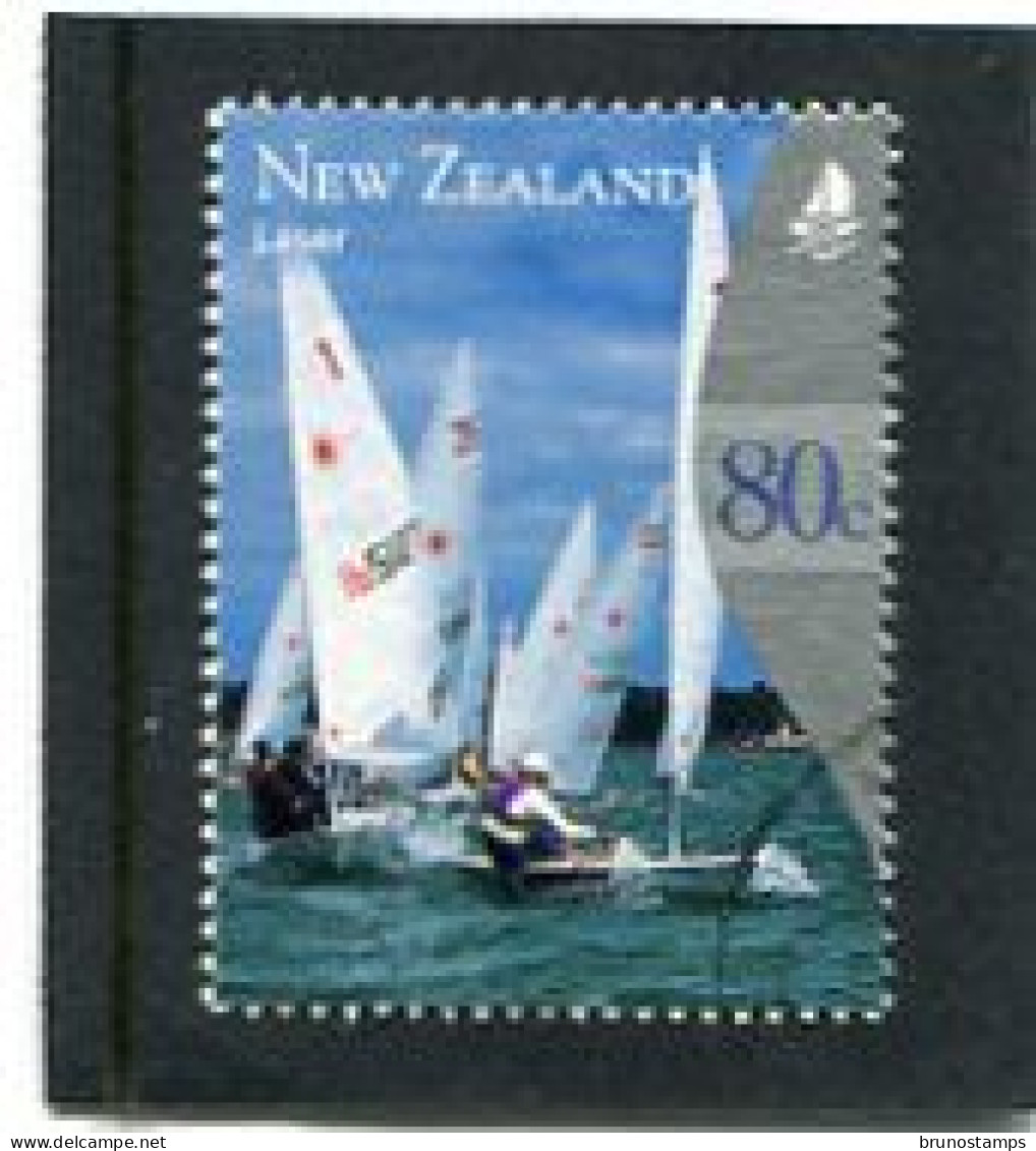 NEW ZEALAND - 1999  80c  YACHTING  FINE  USED - Oblitérés