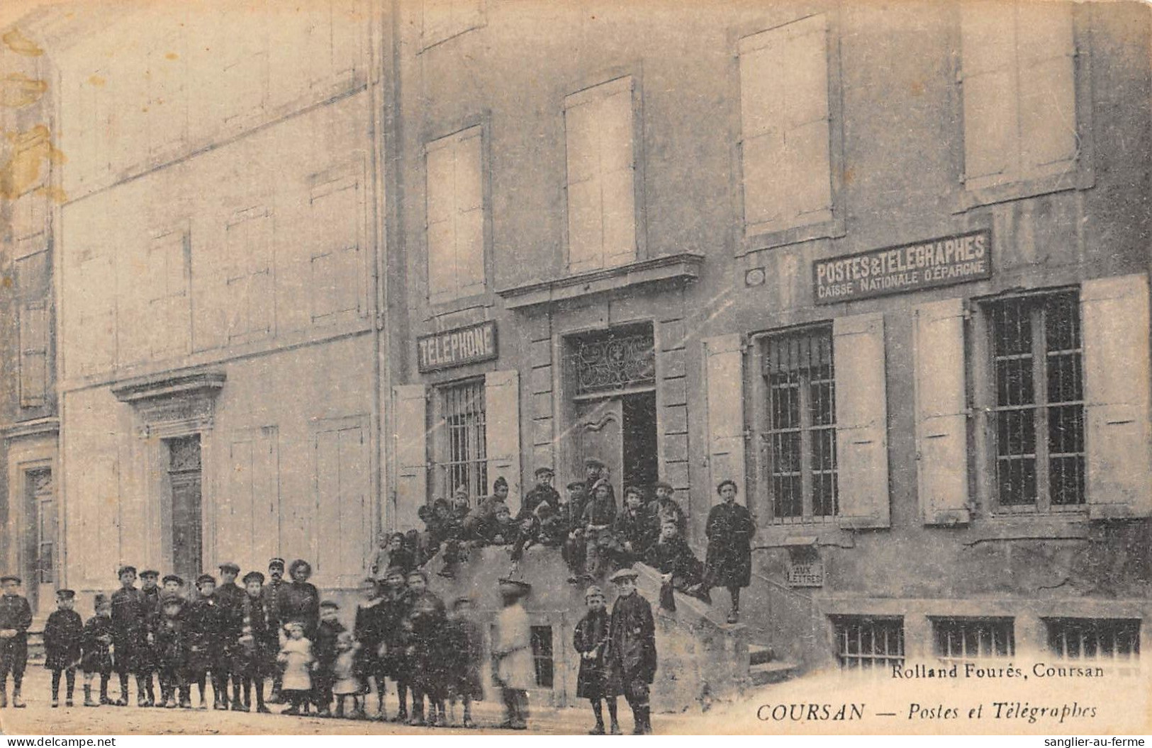 CPA 11 COURSAN / POSTES ET TELEGRAPHES / CAISSE NATIONALE D'EPARGNE - Sonstige & Ohne Zuordnung