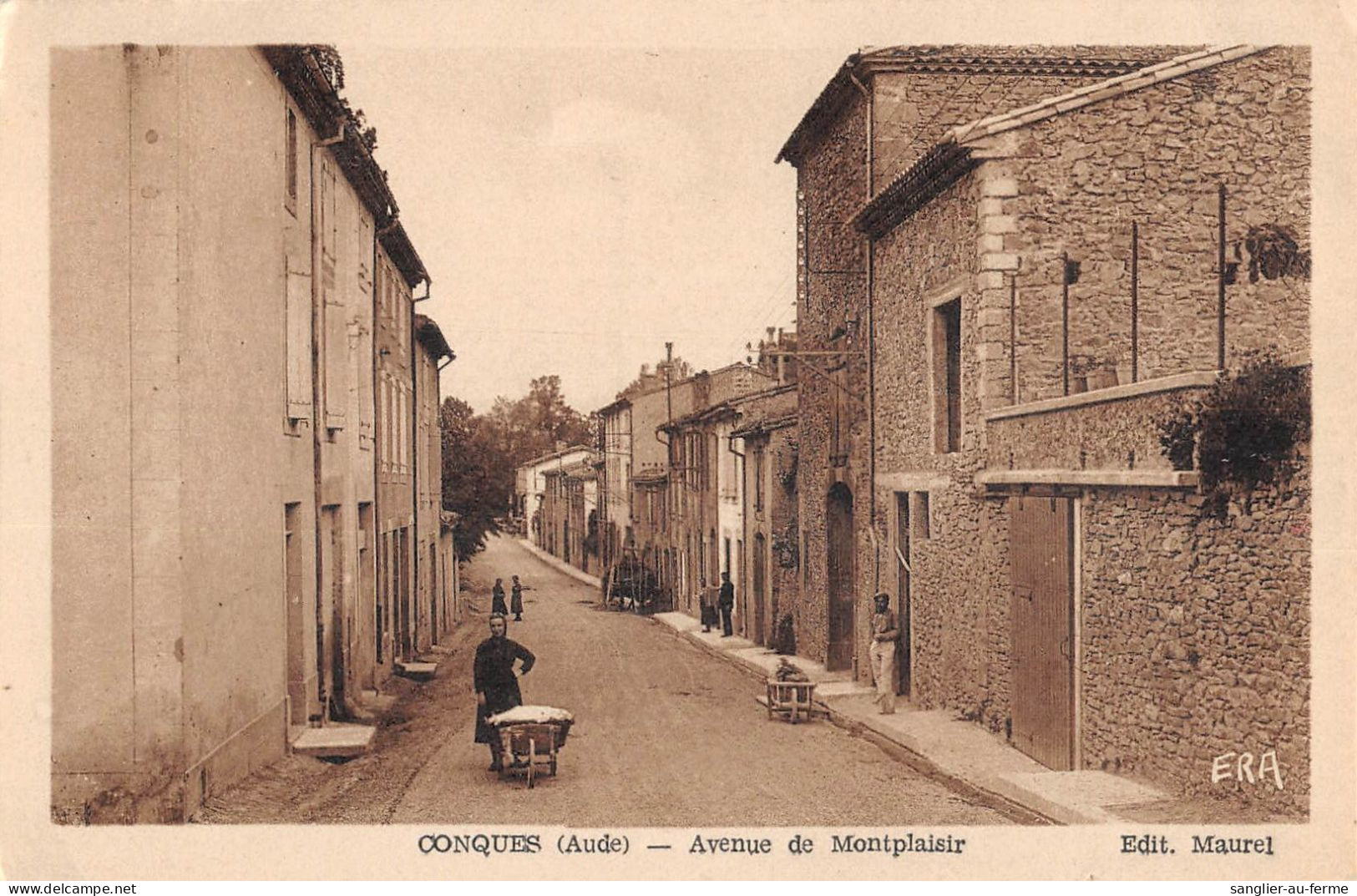 CPA 11 CONQUES / AVENUE DE MONTPLAISIR - Other & Unclassified