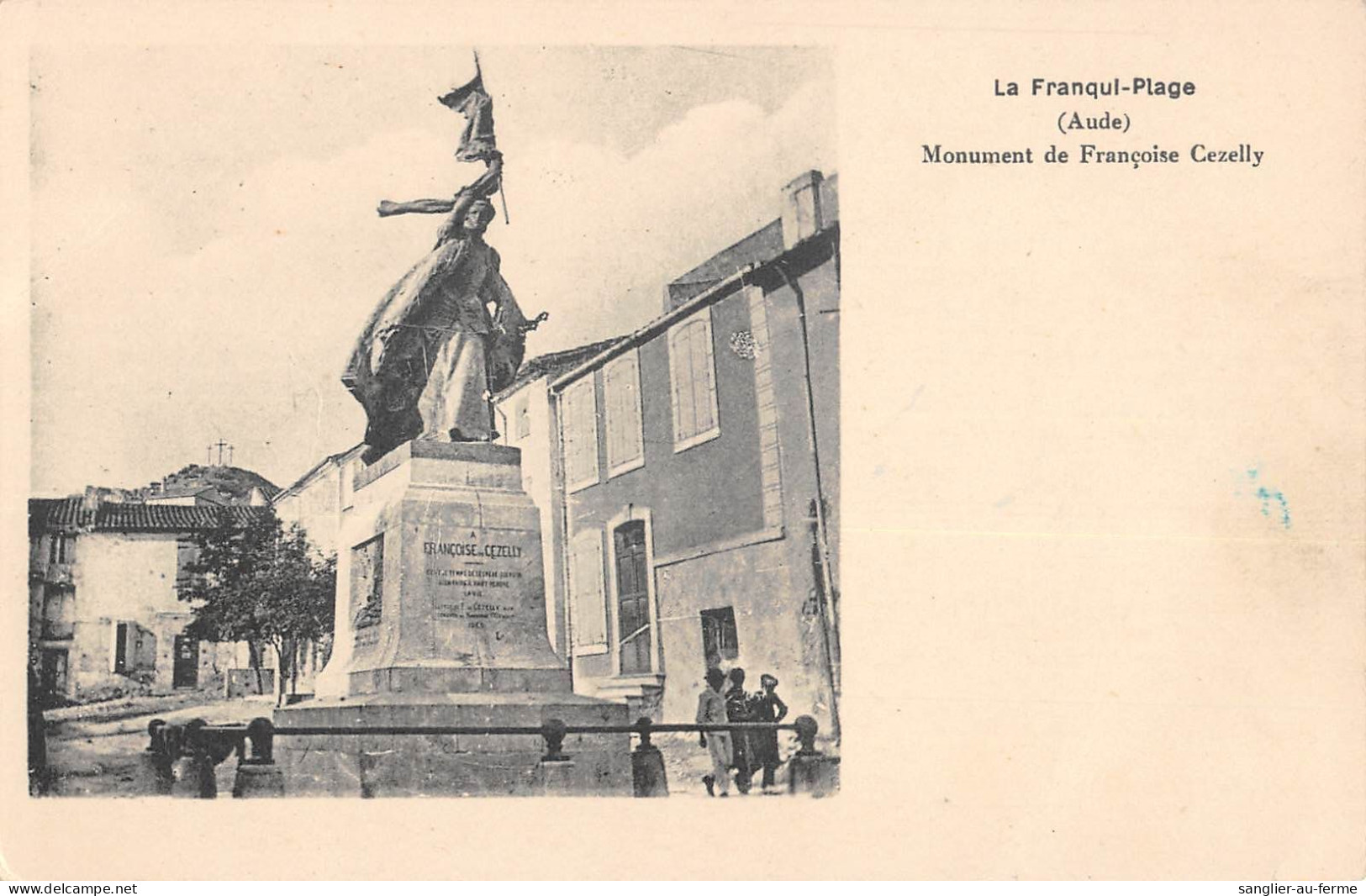 CPA 11 LA FRANQUI / MONUMENT DE FRANCOISE DE CEZELLY - Sonstige & Ohne Zuordnung