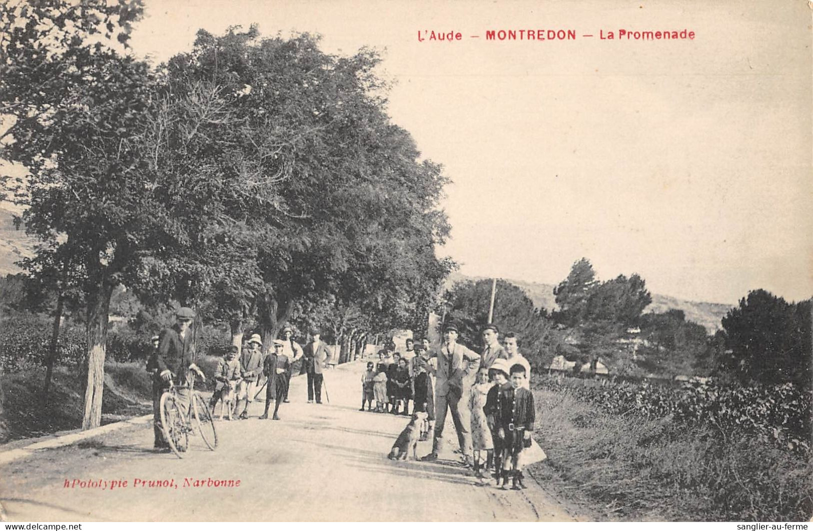 CPA 11 MONTREDON / LA PROMENADE - Other & Unclassified