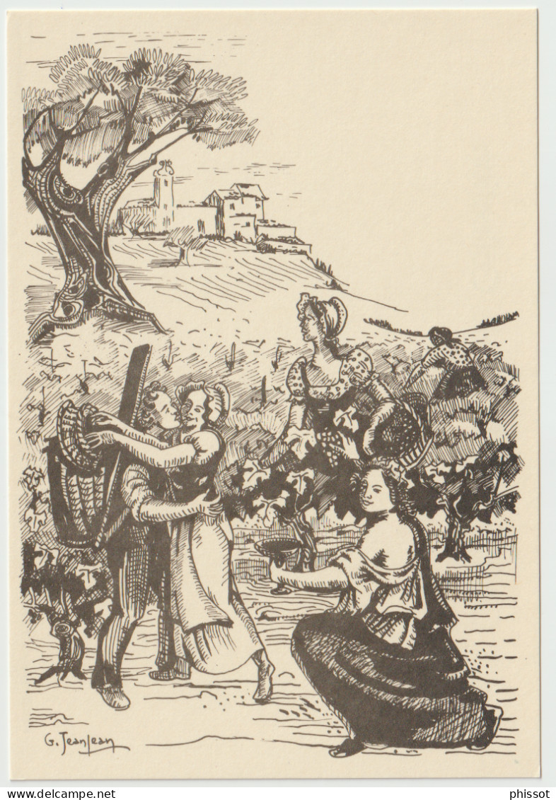 Vendanges Du Bacchus  (illustration De G.Jeanjean) - Languedoc-Roussillon