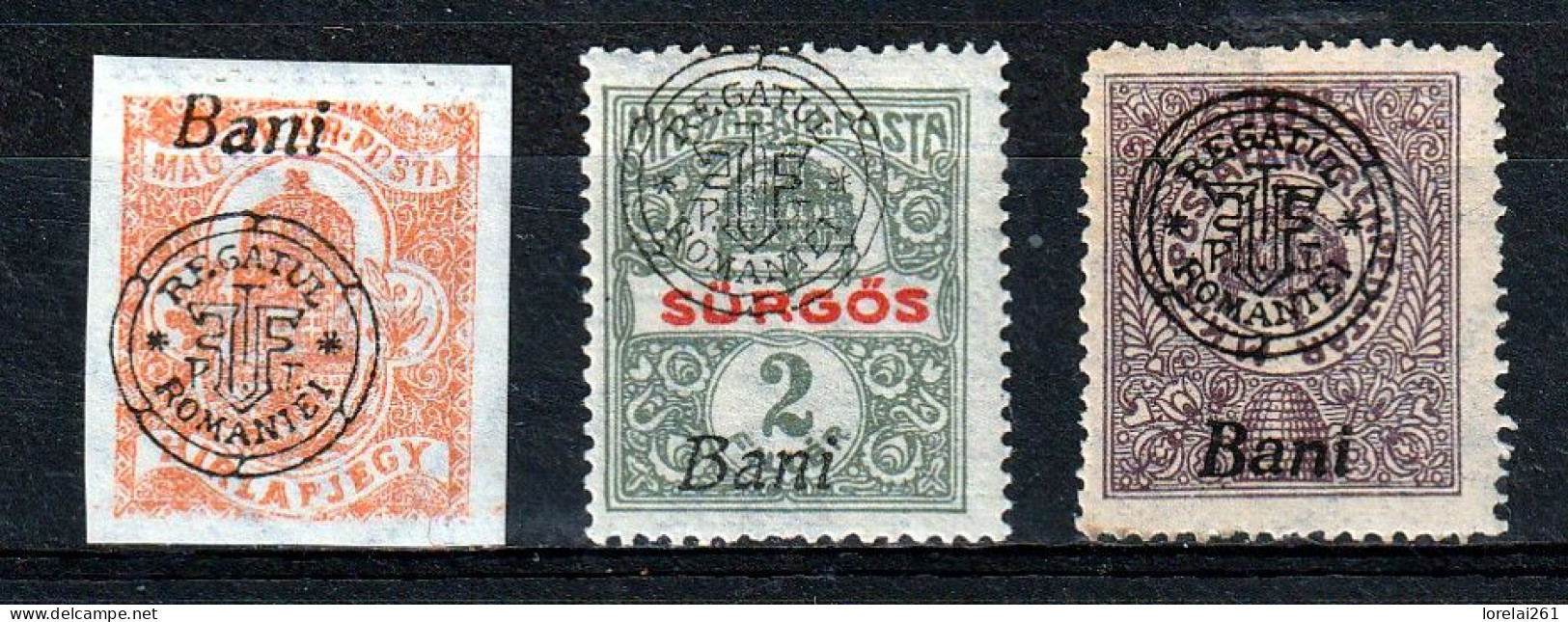 1919 - Romanian Occupation In Hungary  Mi No  19 II/21 II - Ocupaciones