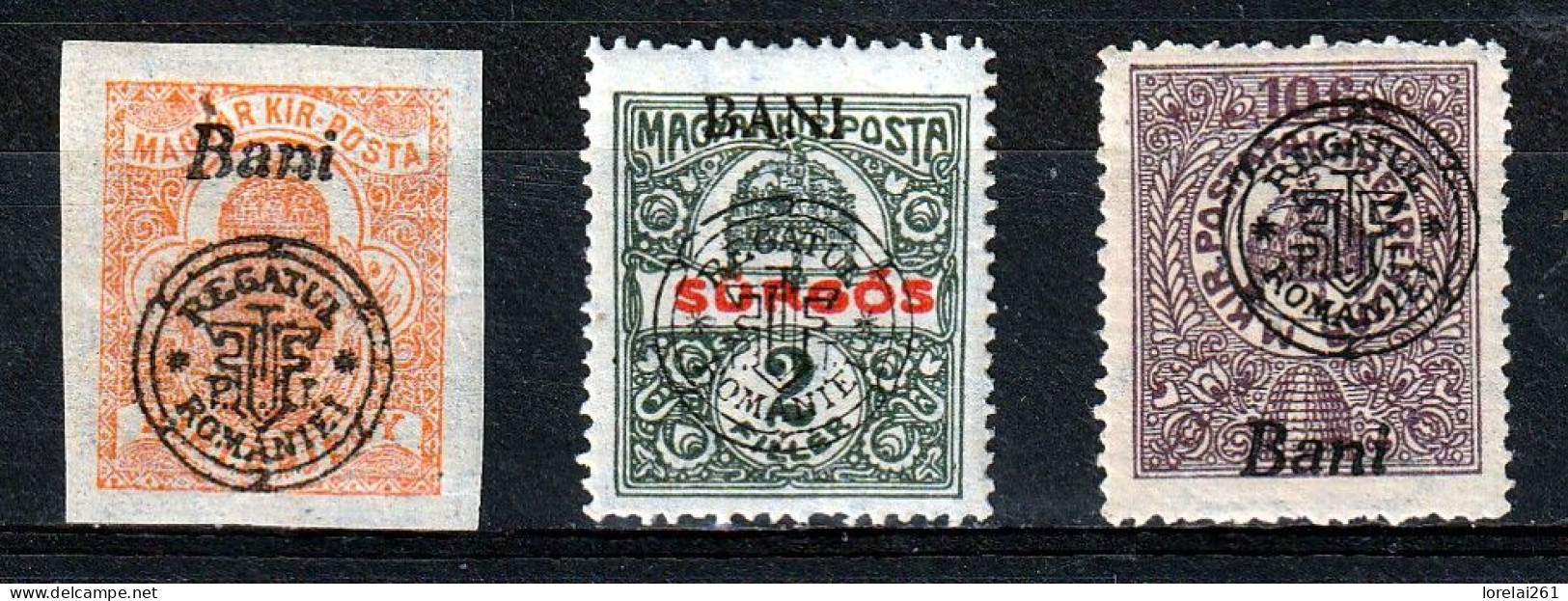 1919 - Romanian Occupation In Hungary  Mi No  19 II/21 II - Bezetting