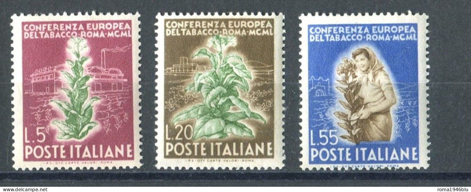 REPUBBLICA 1950 TABACCO ** MNH - 1946-60: Mint/hinged