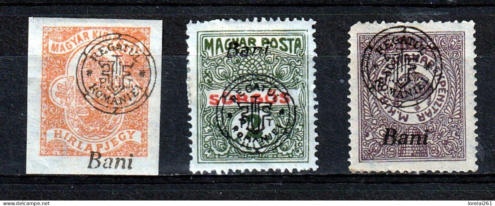 1919 - Romanian Occupation In Hungary  Mi No  19 II/21 II - Besetzungen