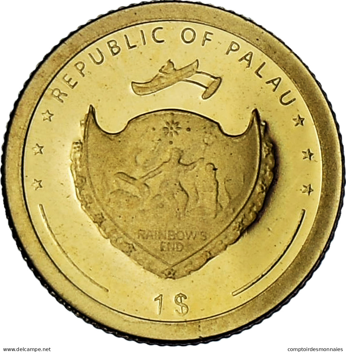 Palau, Hercule Et L'Hydre, Dollar, 2006, BE, FDC, Or - Palau