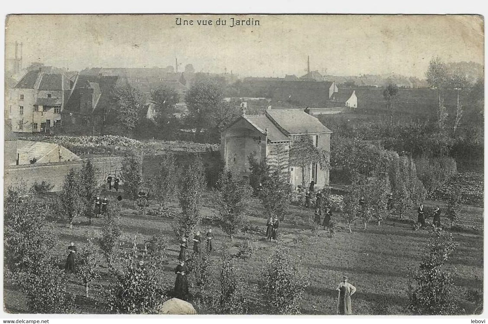 SOIGNIES « Etablissement Des Religieuses Franciscaines – Une Vue Du Jardin » - Soignies