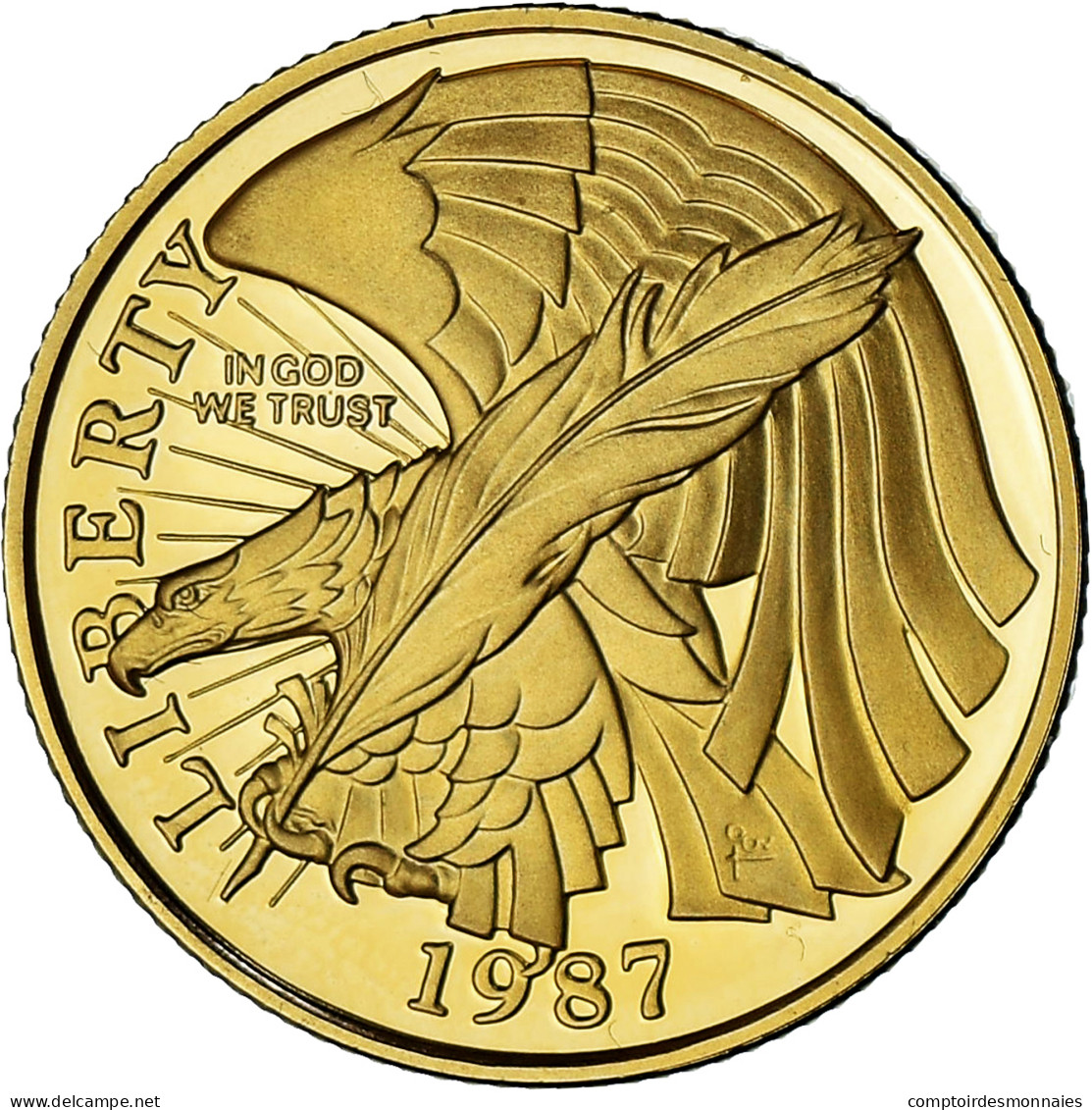 États-Unis, Constitution Commemorative, 5 Dollars, 1987, West Point, Proof - Gedenkmünzen
