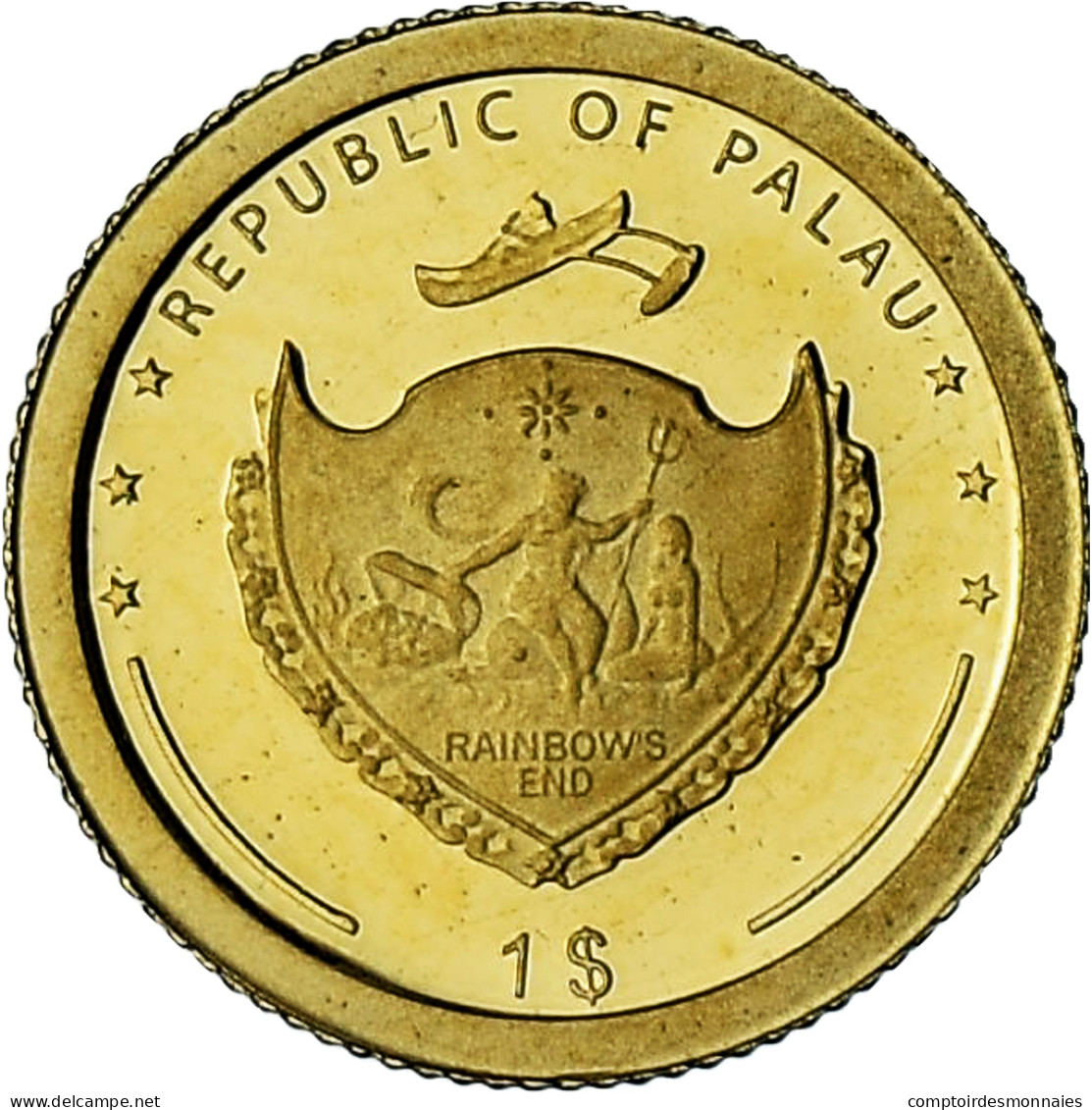 Palau, Santa Maria, Dollar, 2006, BE, FDC, Or - Palau