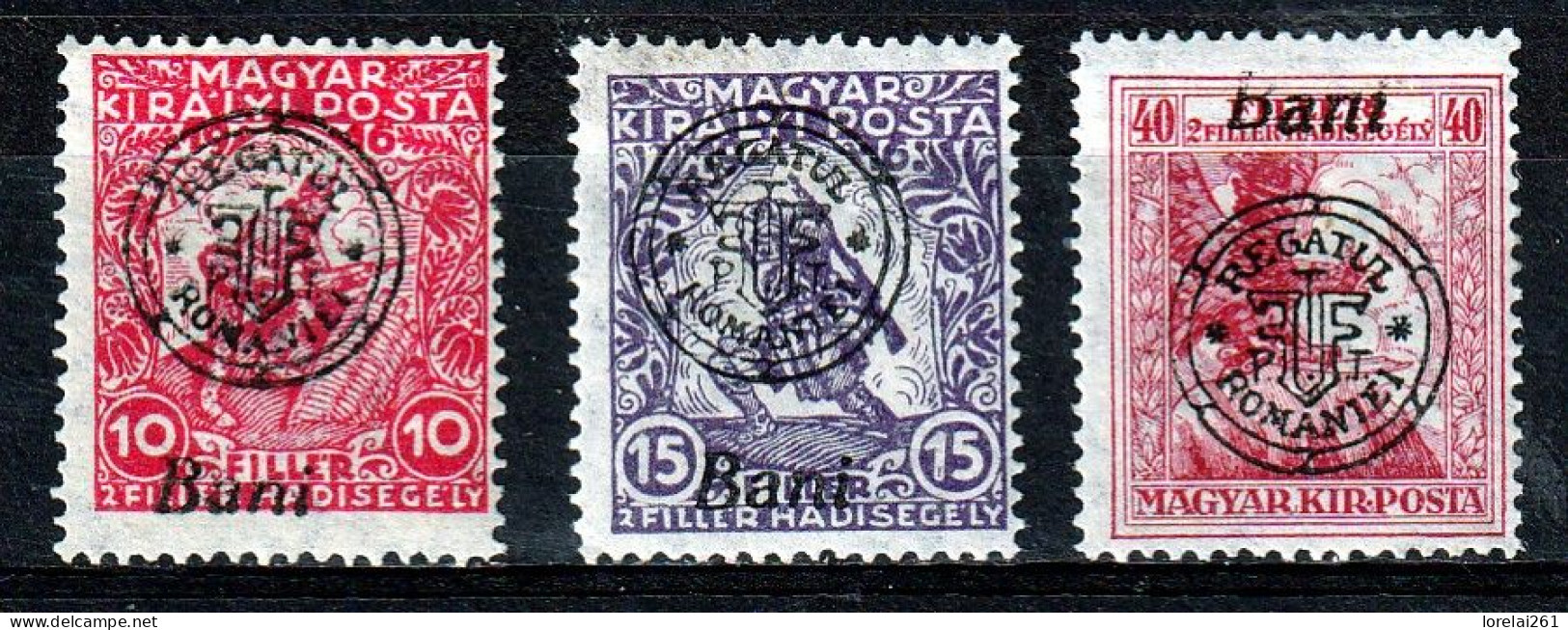 1919 - Romanian Occupation In Hungary  Mi No  23 II / 25 II - Bezetting