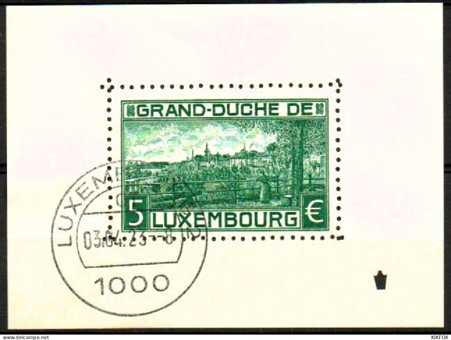 Luxembourg , Luxemburg 2023, MÄRZAUSGABE, 100 JOER 'GRENGE BLOCK' ,  GESTEMPELT, OBLITERE - Used Stamps