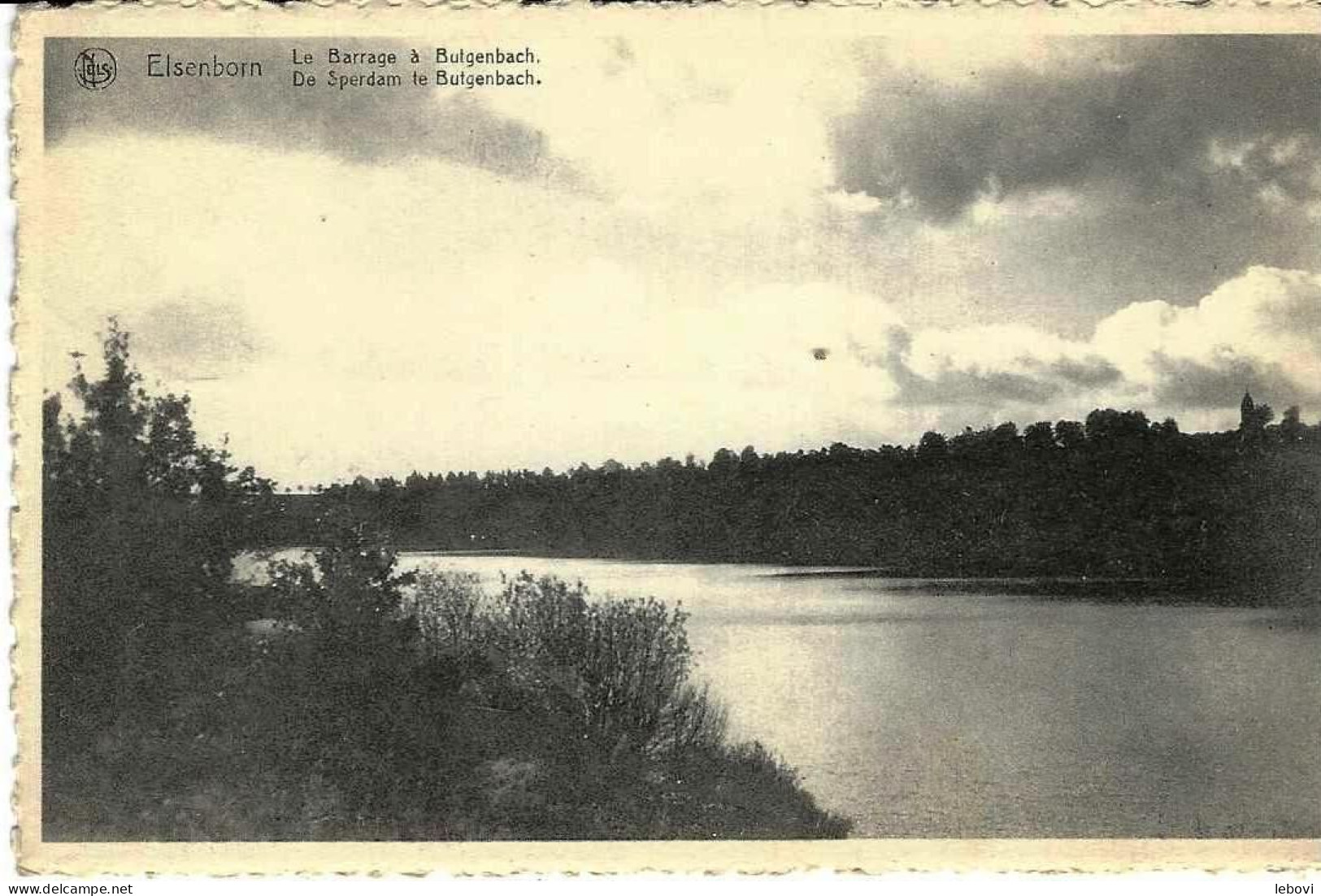 ELSENBORN « Le Barrage à Butgenbach » - Nels (1955) - Elsenborn (Kamp)