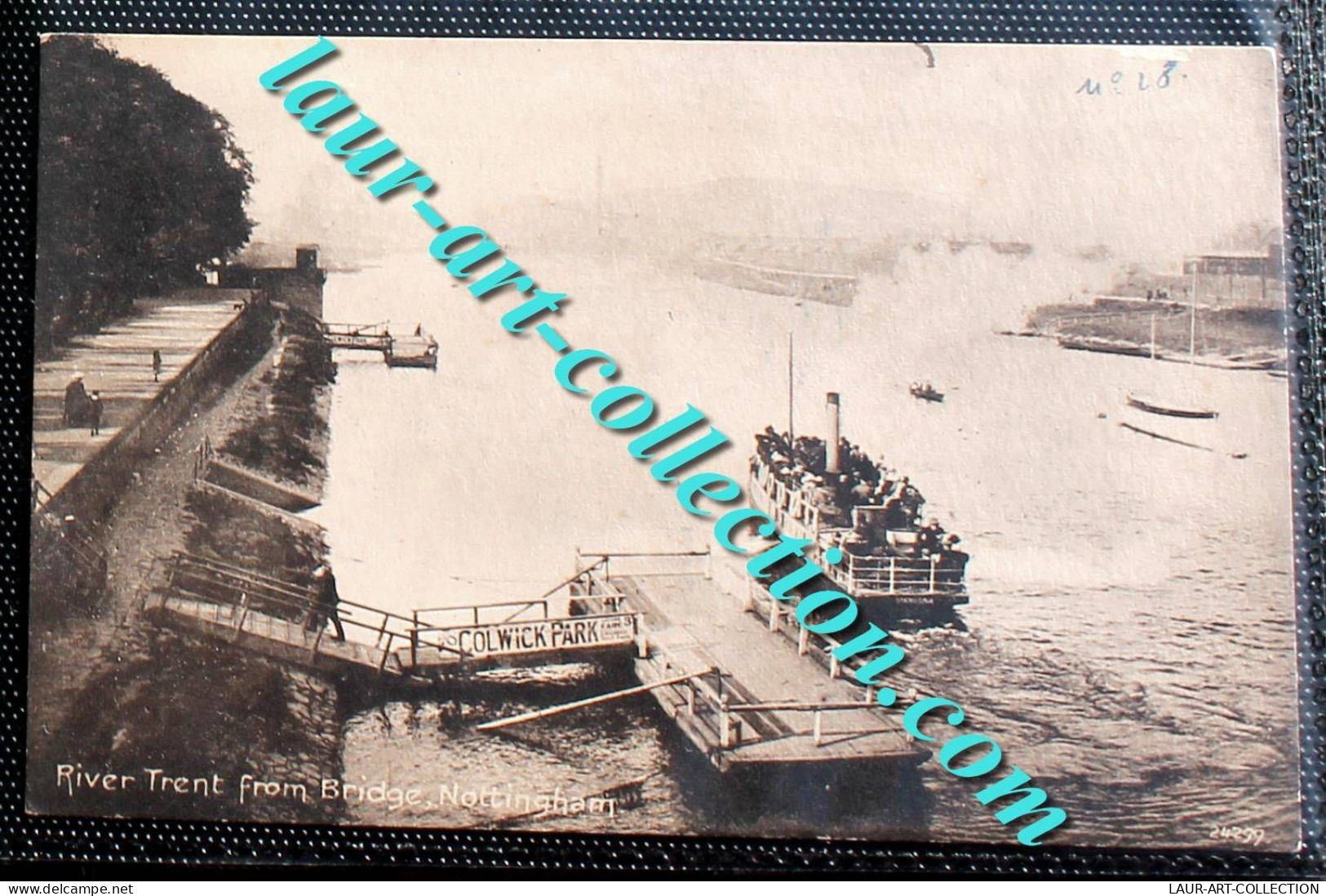 CPA ANGLETERRE - NOTTINGHAM BRIDGE RIVER TRENT, PORT MARITIME BATEAU FLEUVE, CARTE POSTALE ANCIENNE POSTCARD (2143) - Nottingham