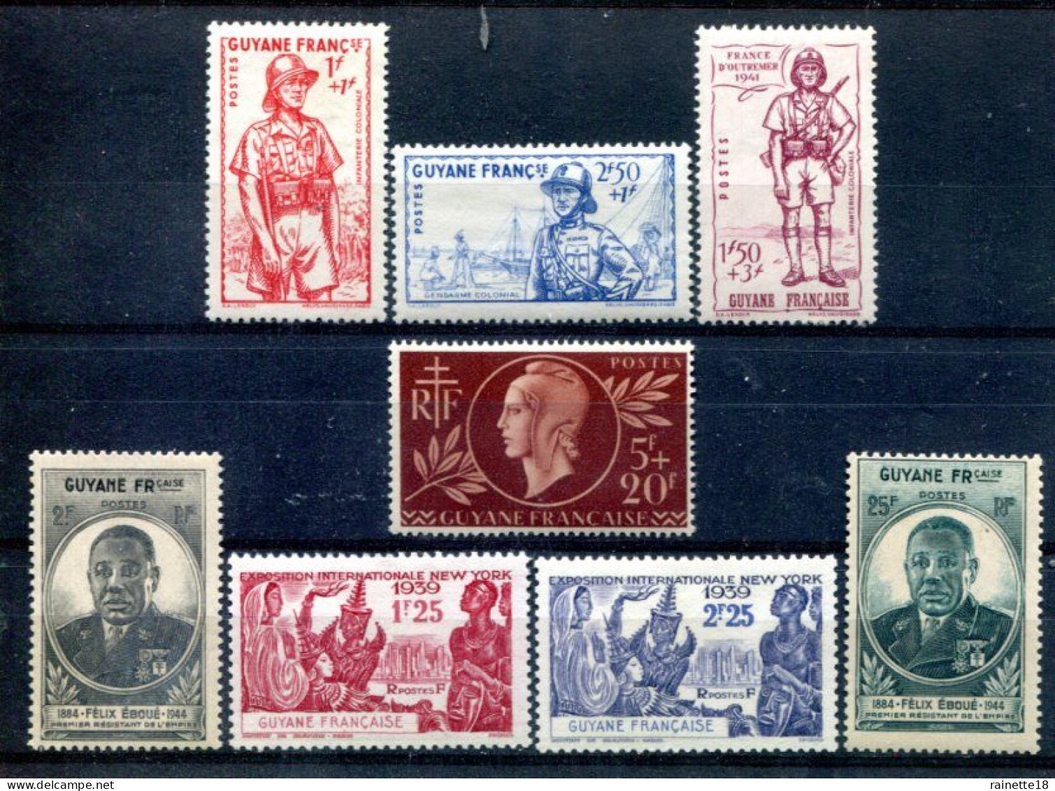 Guyane        Grandes Séries Coloniales * - Unused Stamps