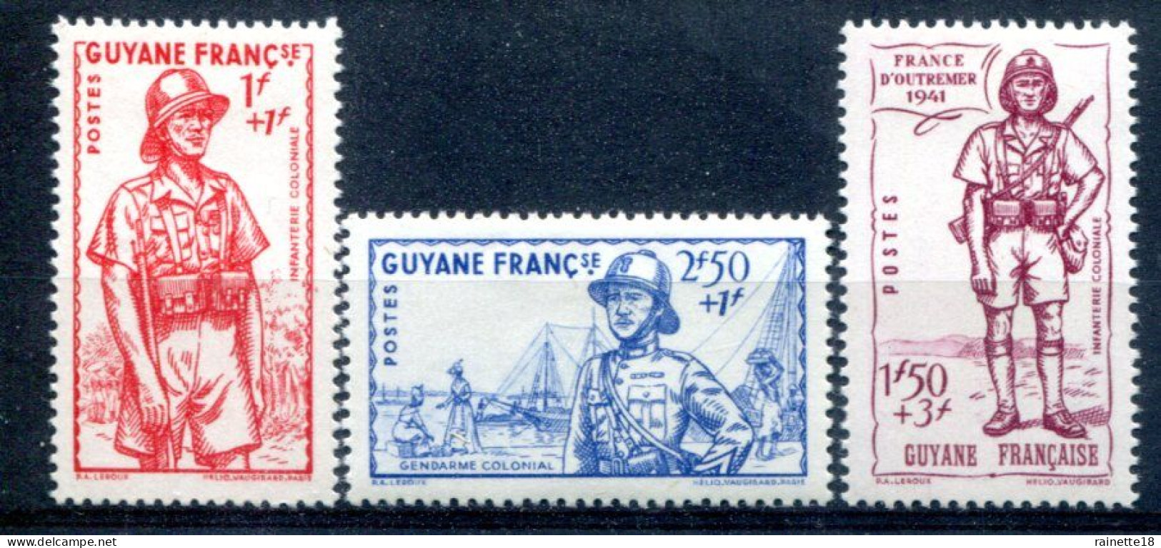 Guyane        169/171* - Neufs