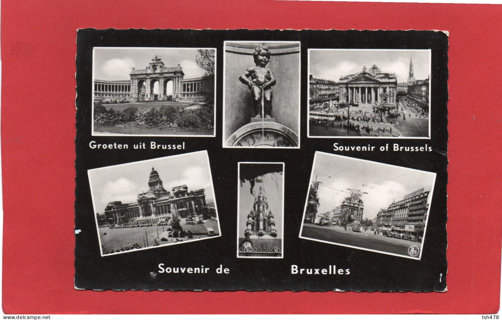 BELGIQUE---Souvenir De BRUXELLES---Souvenir Of BRUSSEL--multi-vues---voir 2 Scans - Zonder Classificatie