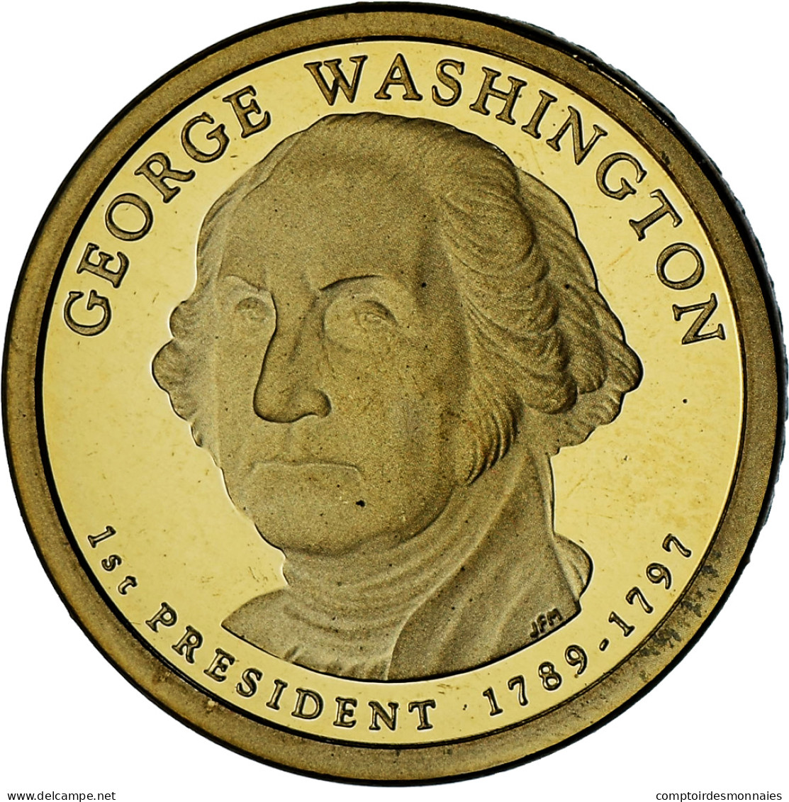 États-Unis, George Washington, Dollar, 2007, San Francisco, Proof, FDC - 2007-…: Presidents