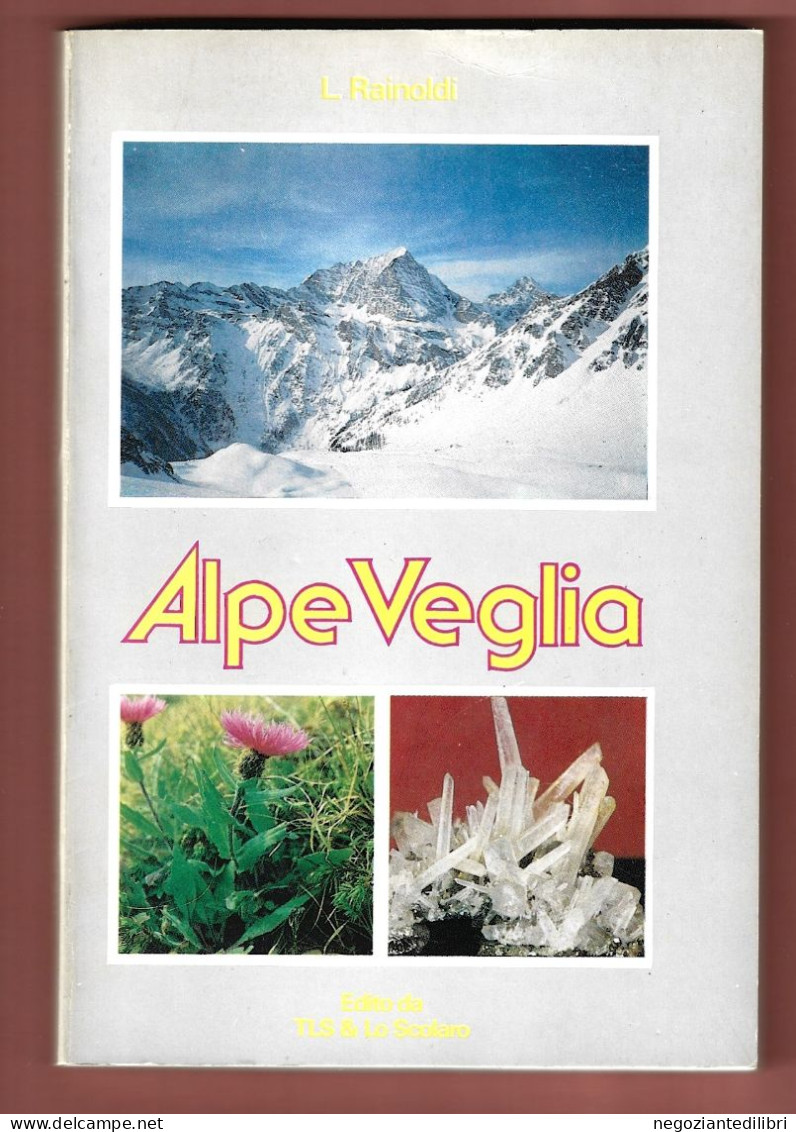 Montagna Alpi+L.Rainoldi ALPE VEGLIA.- ED.TLS Comignago-Lib-Lo Scolaro ARONA 1985 - Geschichte, Philosophie, Geographie