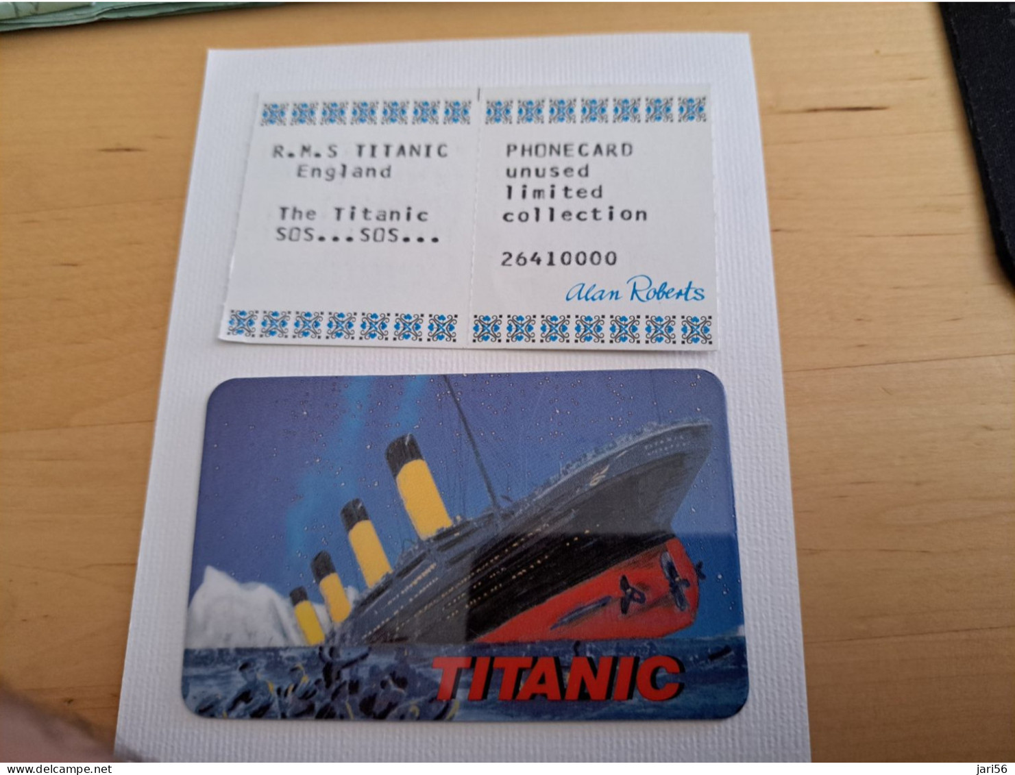 GREAT BRITAIN /20 UNITS / TITANIC/ SHIPWRECK  SOS   / DATE: 07/98  /    PREPAID CARD / LIMITED EDITION/ MINT  **15229** - Collections