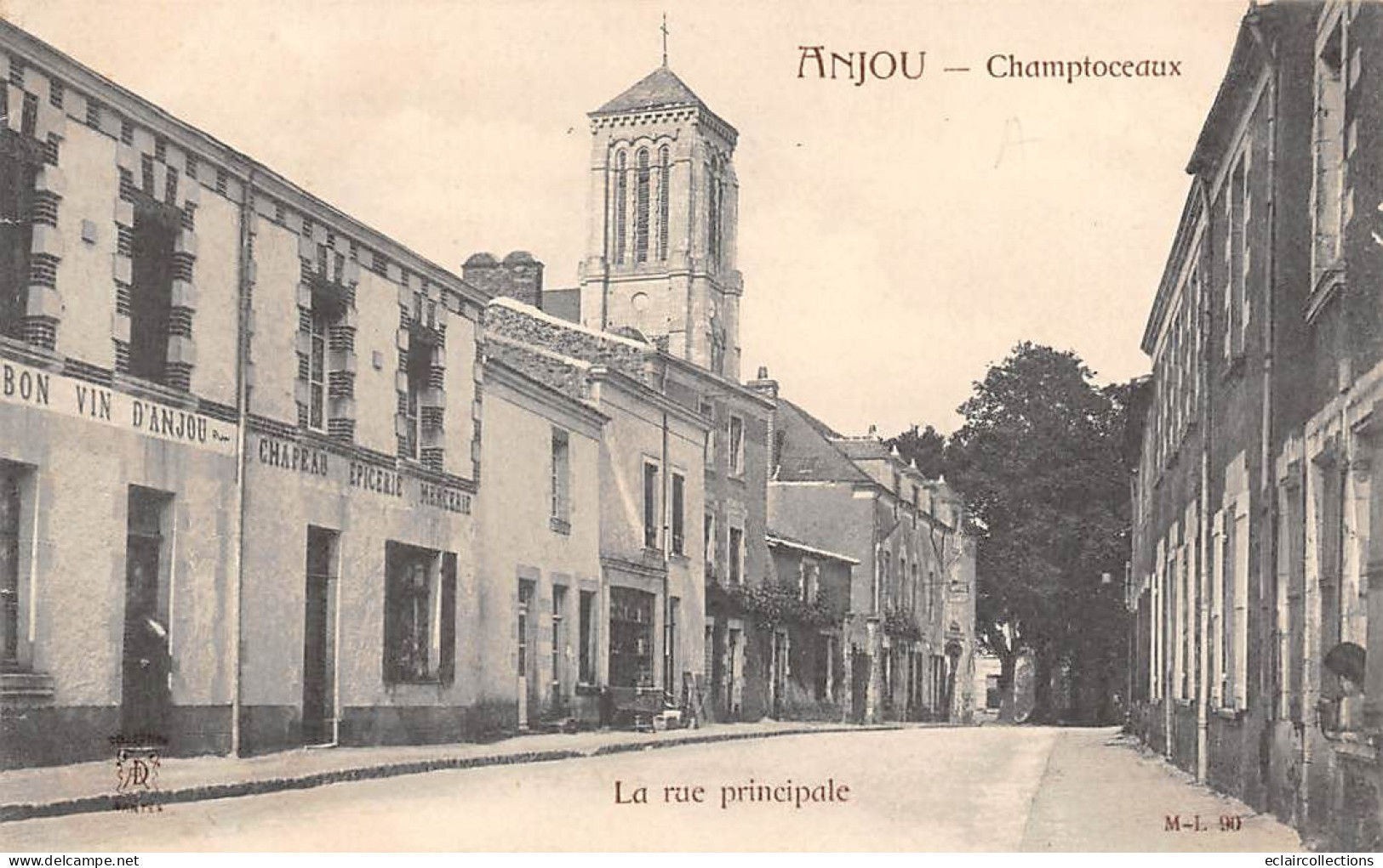 Champtoceaux            49        La Rue Principale   Epicerie    (voir Scan) - Champtoceaux