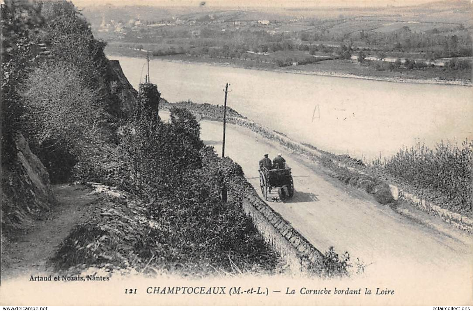 Champtoceaux           49       La Corniche Bordant La Loire      (voir Scan) - Champtoceaux