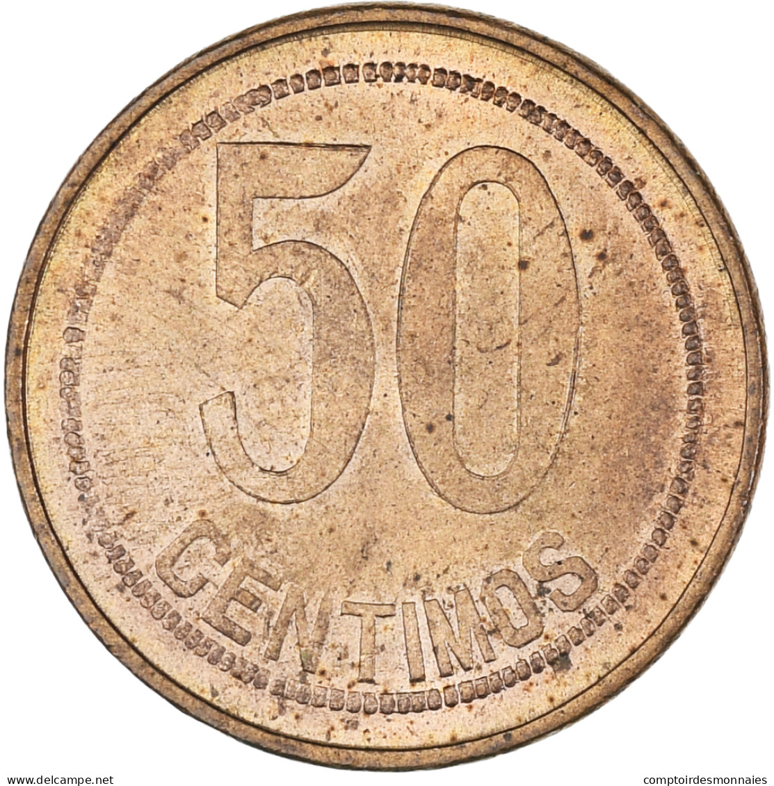 Espagne, 50 Centimos, 1936, SPL, Cuivre, KM:754 - 50 Centesimi