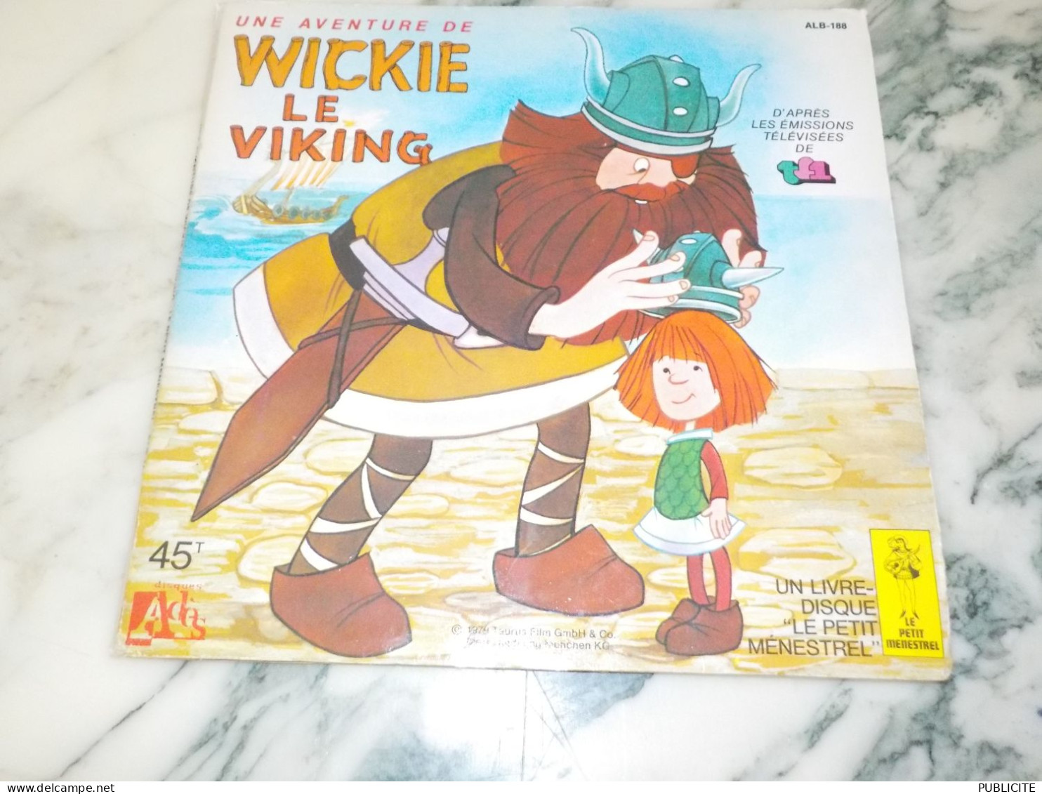 45 TOURS WICKIE LE VIKING 1979 - Kinderlieder