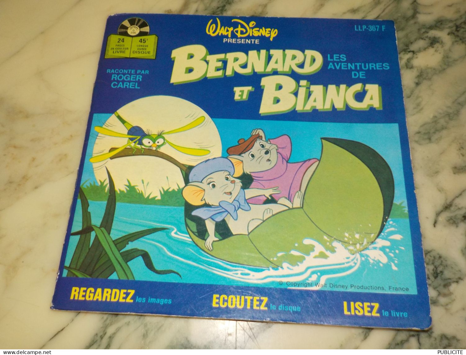 45 TOURS  BERNARD ET BIANCA  1977 - Kinderlieder