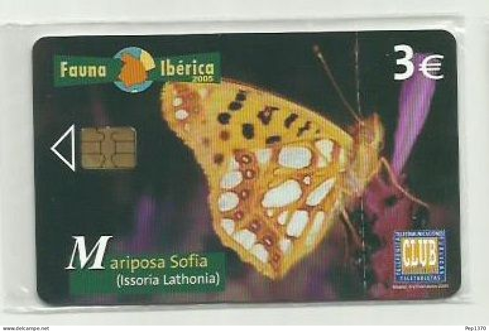 ESPAÑA 2005 -  MARIPOSA  SOFIA (ISSORIA LATHONIA) - NUEVA Y PRECINTADA - Privé-uitgaven