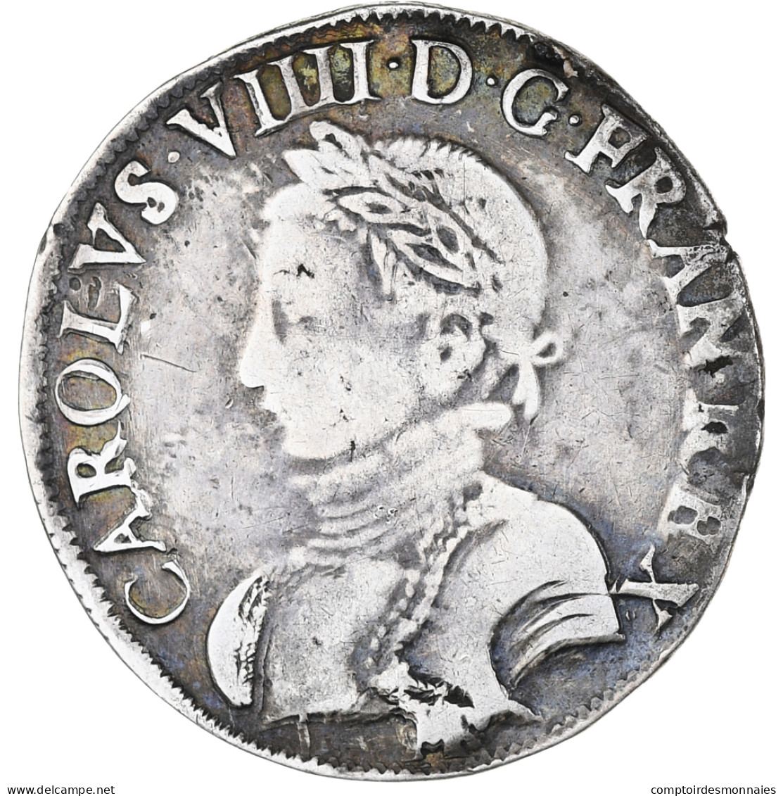 France, Charles IX, Teston, 1565, Toulouse, TB+, Argent, Gadoury:429 - 1560-1574 Karl IX.