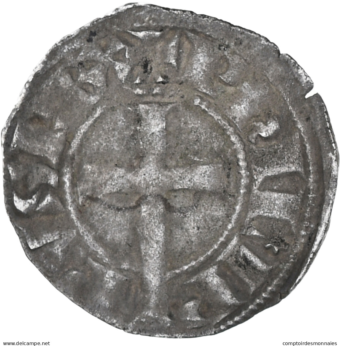 France, Philippe IV Le Bel, Bourgeois Simple, TTB, Billon, Duplessy:232 - 1285-1314 Philipp IV Der Schöne