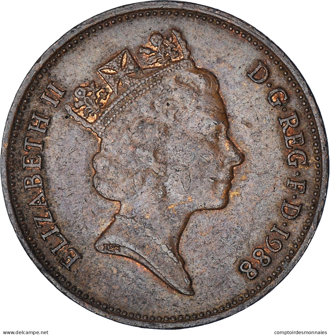 Grande-Bretagne, Elizabeth II, 2 Pence, 1988, Llantrisant, TTB, Bronze, KM:936 - 2 Pence & 2 New Pence