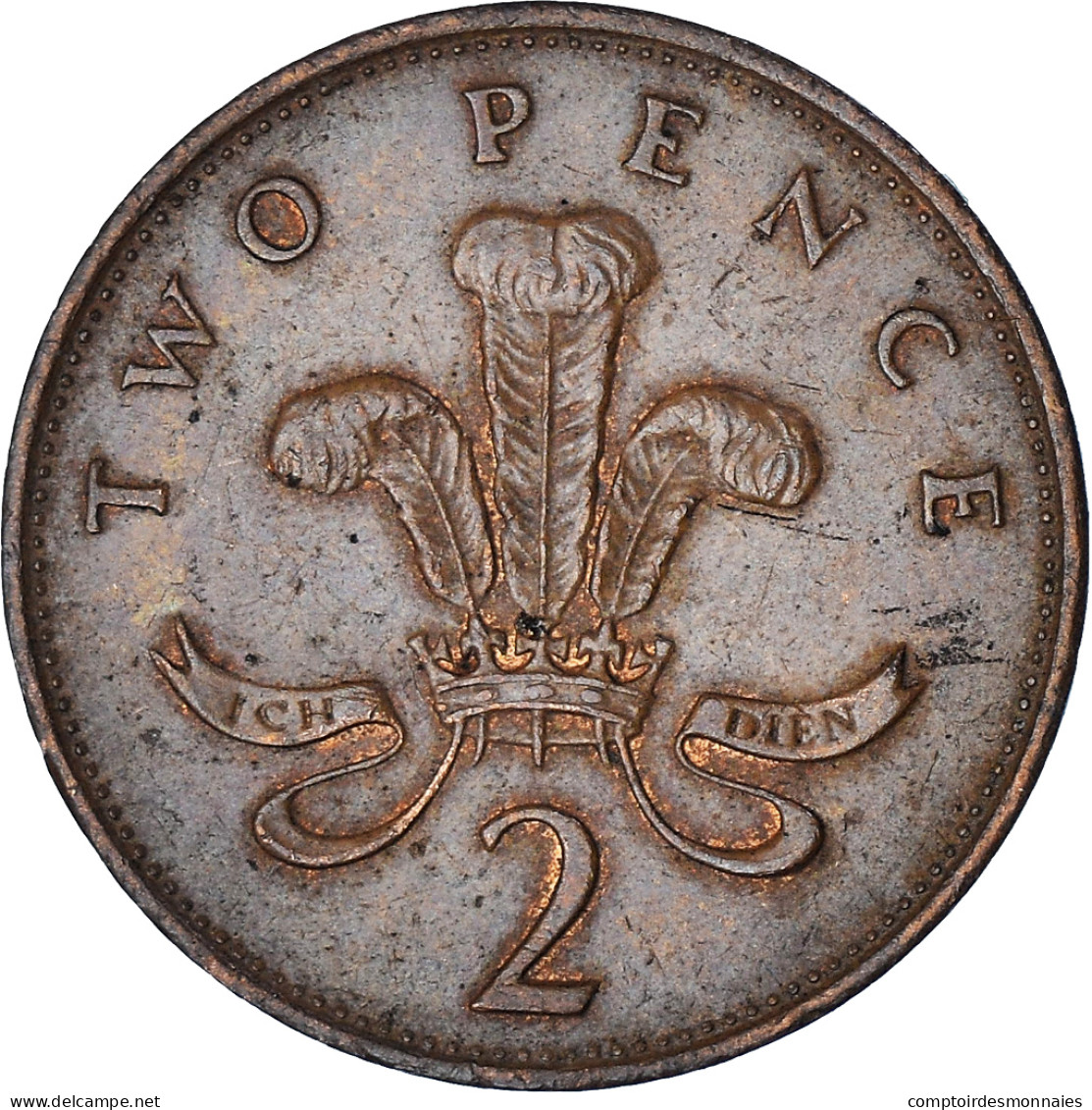 Grande-Bretagne, Elizabeth II, 2 Pence, 1988, Llantrisant, TTB, Bronze, KM:936 - 2 Pence & 2 New Pence