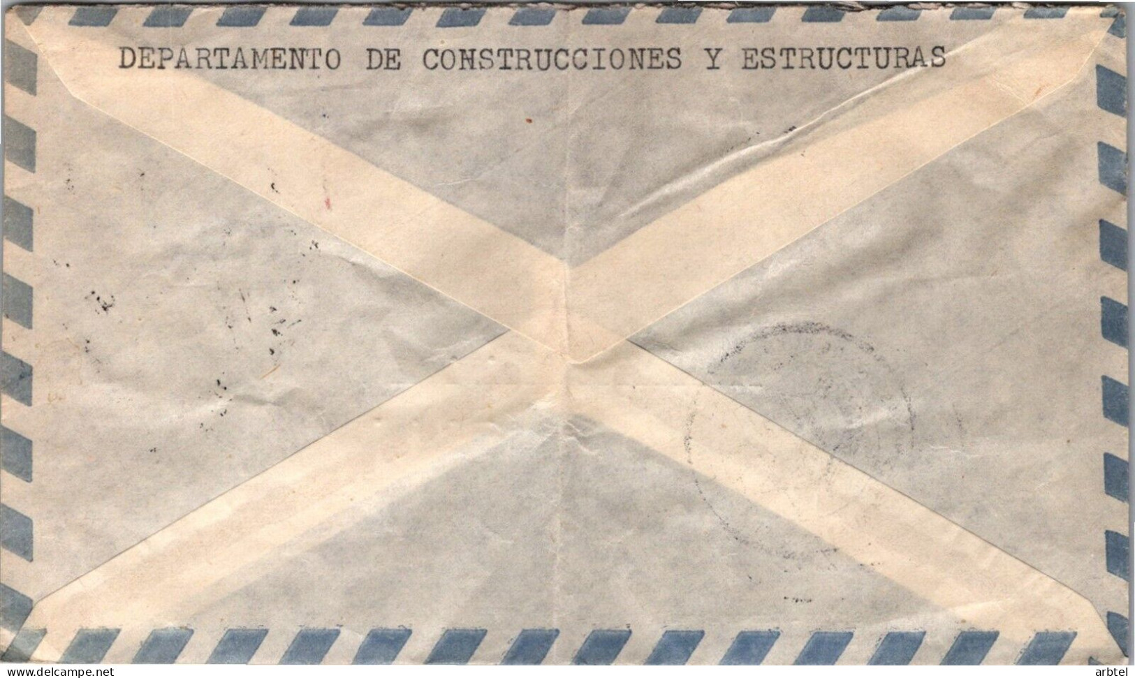 ARGENTINA A USA CC SERVICIO OFICIAL  UNIVERSIDAD DE BUENOS AIRES INGENIERIA - Storia Postale