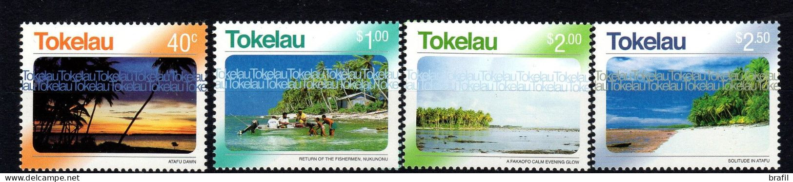 2004 Tokelau, Paesaggi, Serie Completa Nuova (**) - Tokelau