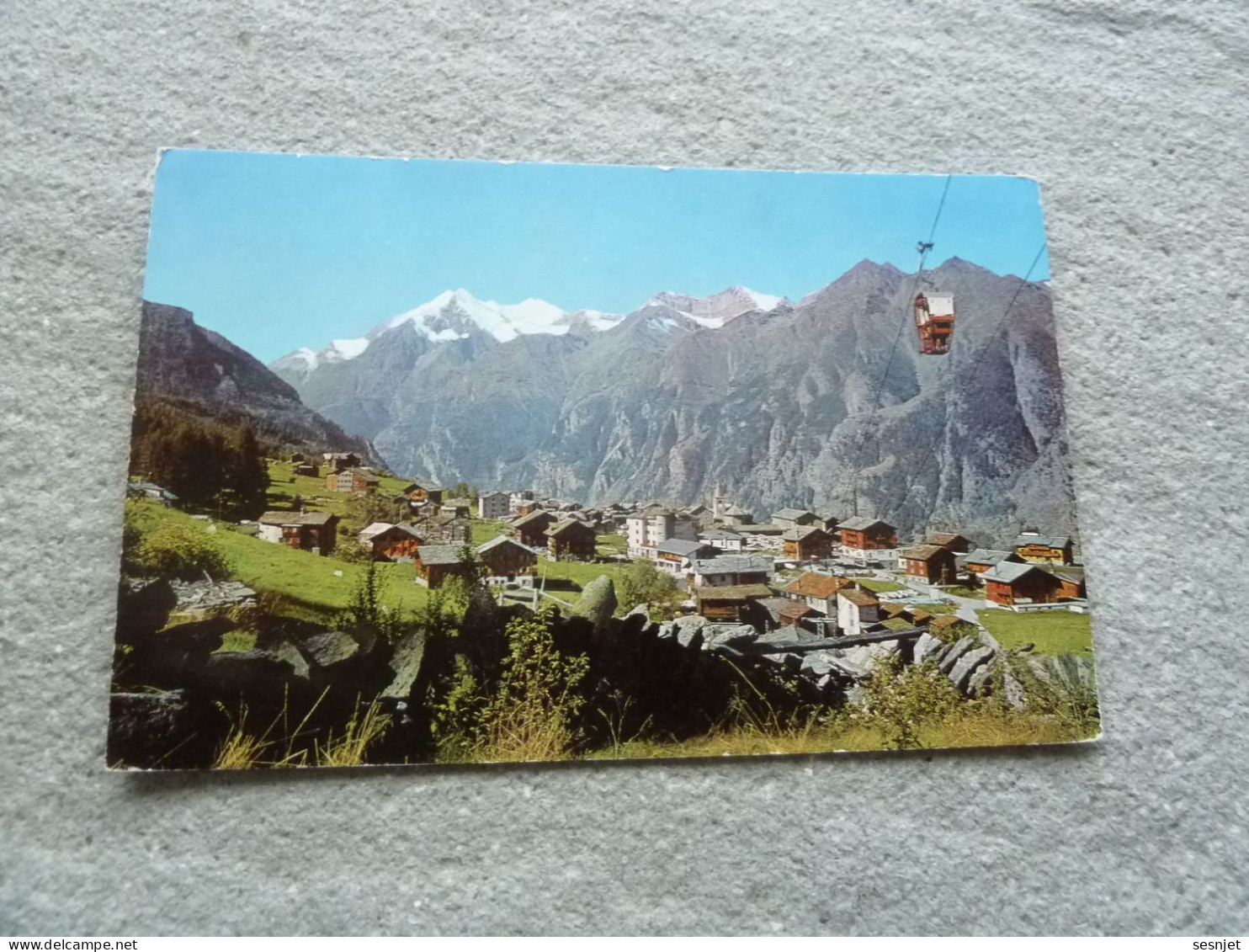 Grächen - Wallis, Luftseilbahn Hannigalp Weisshorn, Brunegghorn Und Bishorn - C 109 - Editions E. Walter - Année 1989 - - Horn