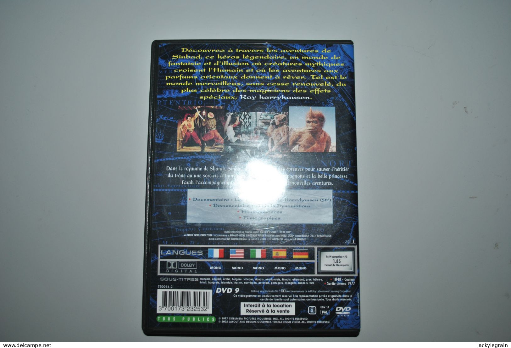 DVD "Sinbad Oeil Tigre" Comme Neuf Langues Anglais/français/néerlandais Vente En Belgique Uniquement Envoi Bpost 3 € - Ciencia Ficción Y Fantasía