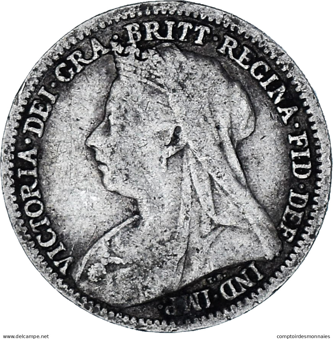 Monnaie, Grande-Bretagne, Victoria, 3 Pence, 1898, TB+, Argent, KM:777 - F. 3 Pence