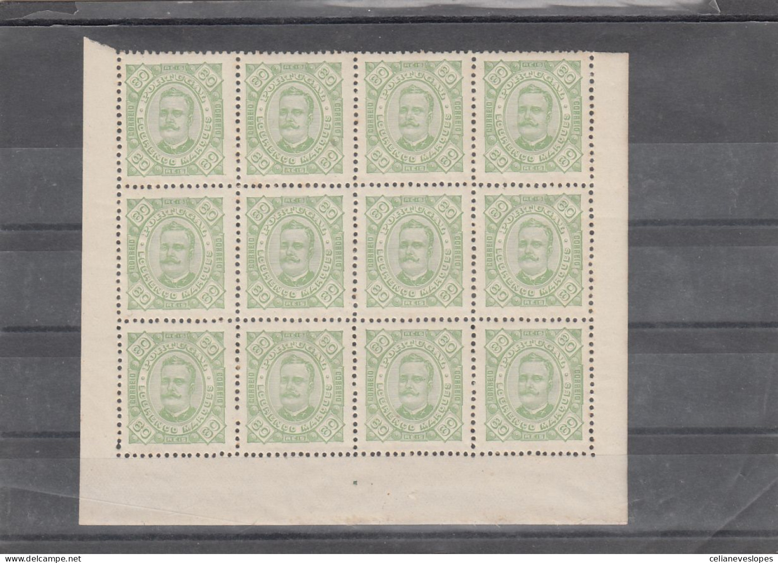 Portuguese Zambézia, D. Carlos I, 80 R. Verde D12 3/4, Mundifil Nº 09 MNH - Sambesi (Zambezi)